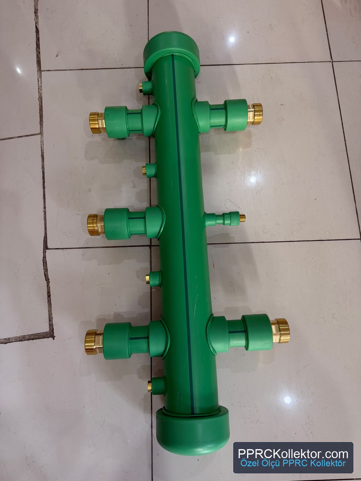 Aquatherm PP-R borular kullanılarak üretilen özel ölçü PPRC kollektör